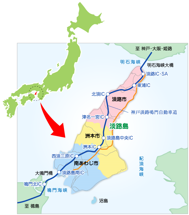 淡路島地図